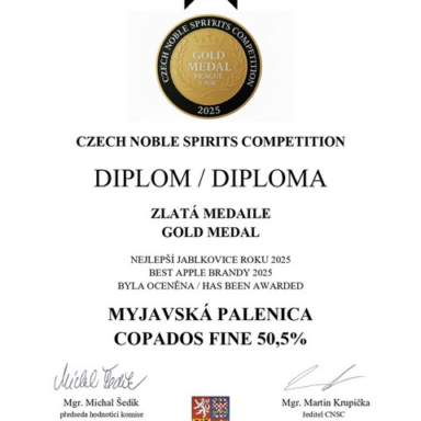 Czech Noble Spirits Competition 2025 001